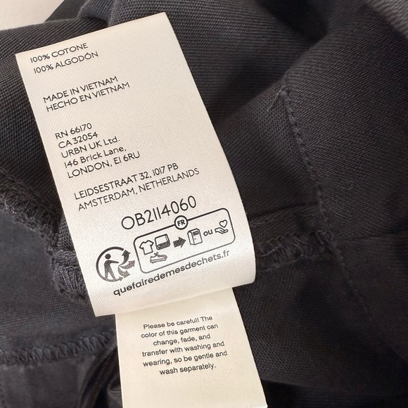 Free People Webster Romper Pleated V Neck Black Wash Size Small - Picture 16 of 16